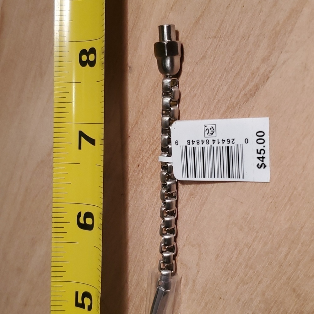 🌾SILVER TONE CHAIN LINK BRACELET - Picture 11 of 11